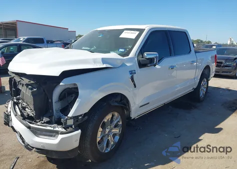 2023 Ford F-150 Platinum from USA, damaged, VIN 1FTFW1ED3PFB98722